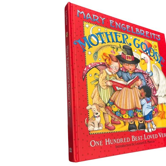 VTG 2005 First Ed Mary Engelbreit's Mother Goose 100 Best Loved Verses, HC, DJ - Picture 5 of 6